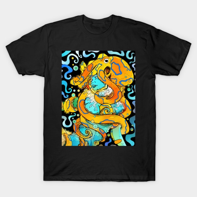 Siren of Aquas T-Shirt by paintchips